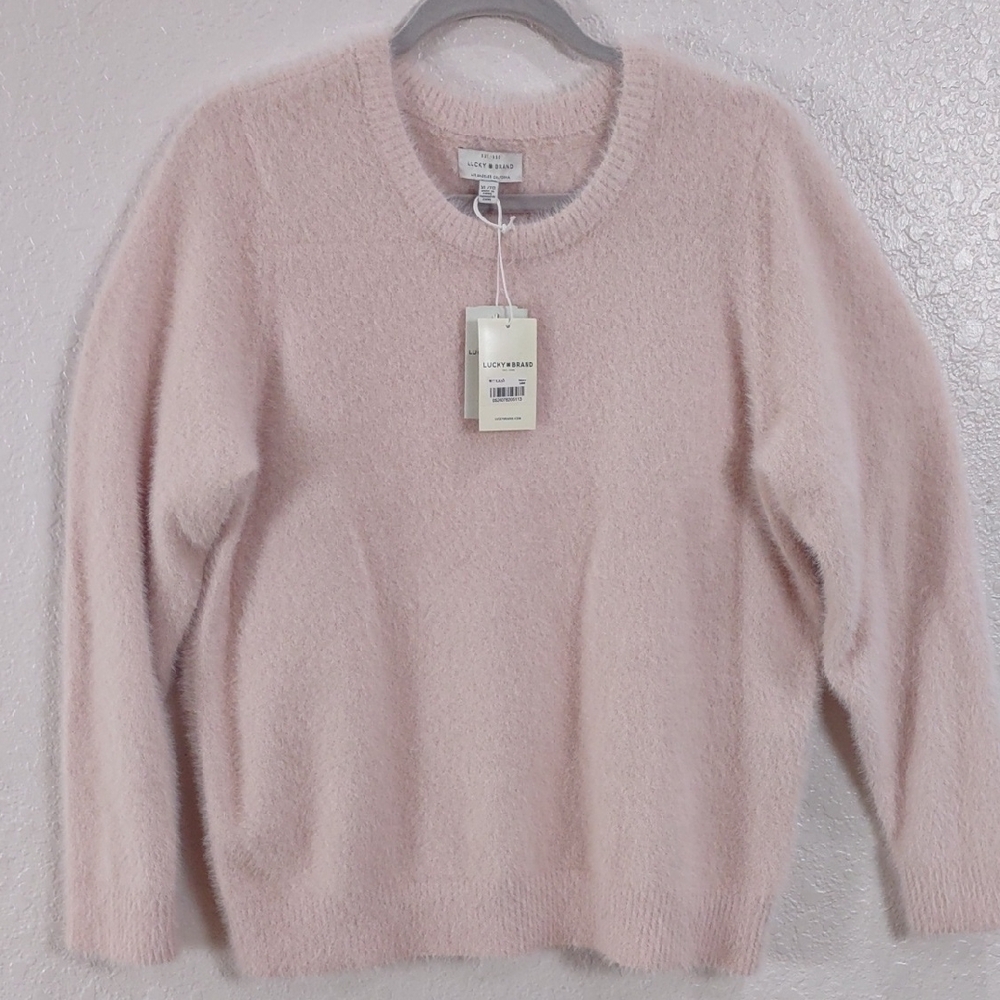 Lucky Brand Los Angeles California Sweater Pink, Size XL. - Picture 1 of 17